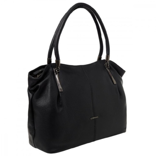 Сумка жіноча шкіряна GIORGIO FERRETTI GF2020996-1 чорна