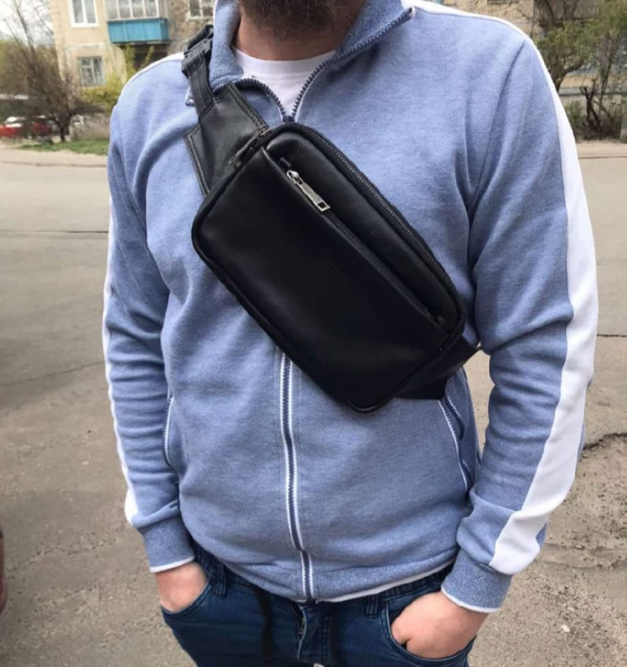 Поясна велика сумка на два відділення TARWA GA-0704-4lx з фастексом