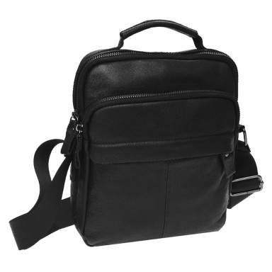 Men's leather bag Keizer K18853-black