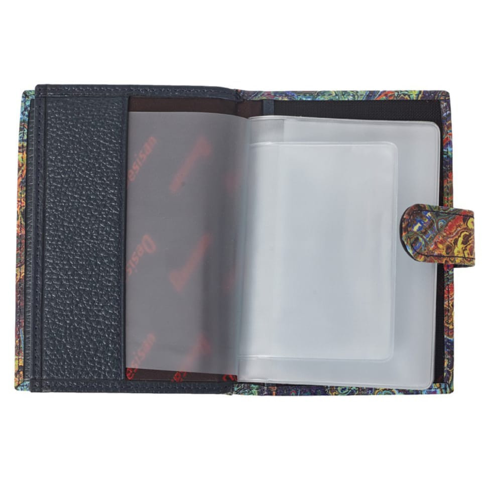 Обкладинка авто+паспорт шкіра Desisan 102-942 мульти