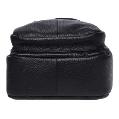 Men's leather backpack Keizer K11023-black