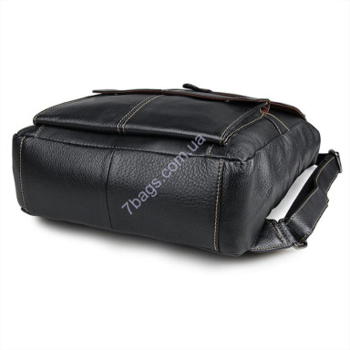 Men's backpack made of genuine calfskin John McDee 7335A