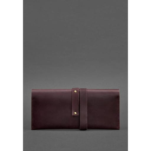 Шкіряний тревел-кейс Voyager 1.0 Krast бордовий