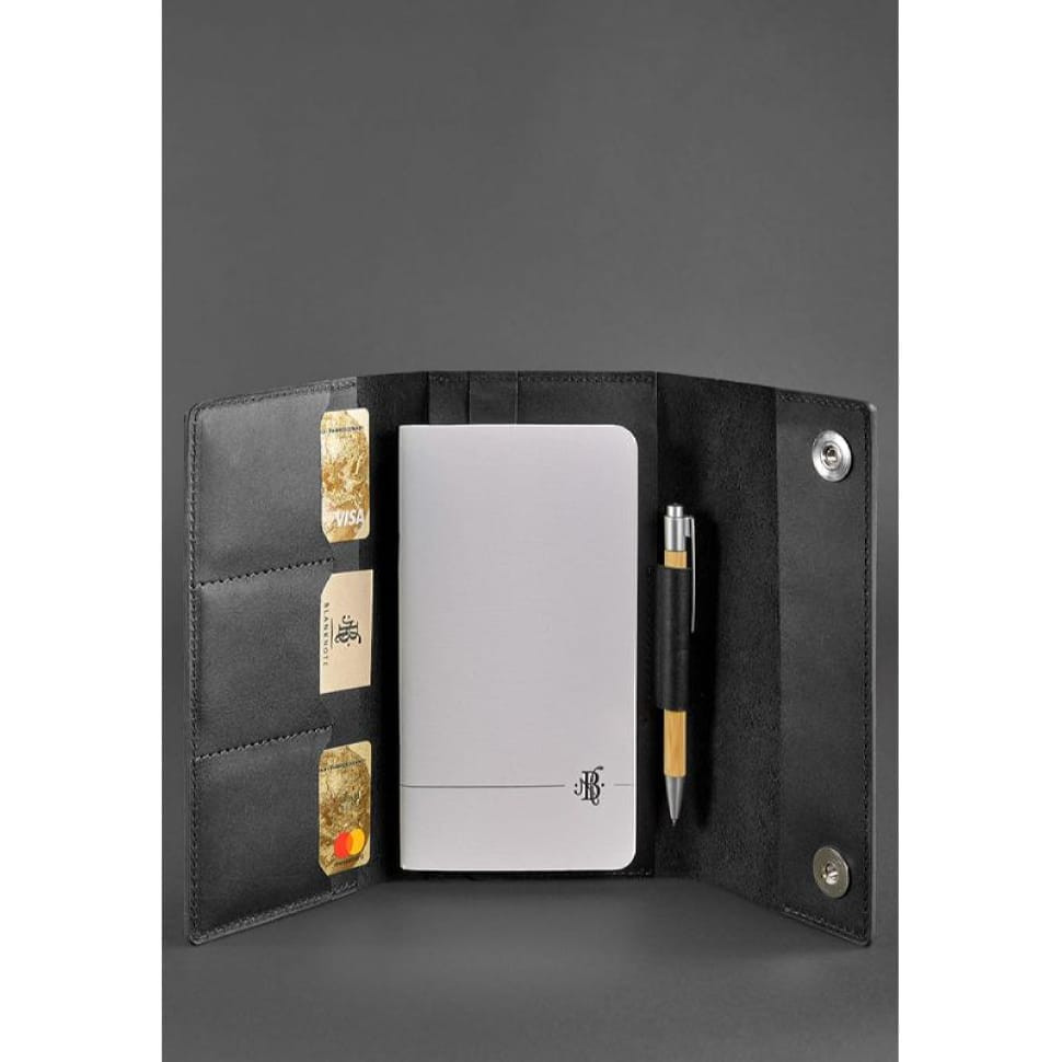 Кожаный блокнот (Софт-бук) 5.1 черный