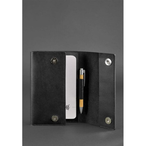 Кожаный блокнот (Софт-бук) 5.1 черный