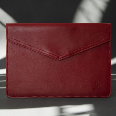 MacBook Leather Case 12', Red
