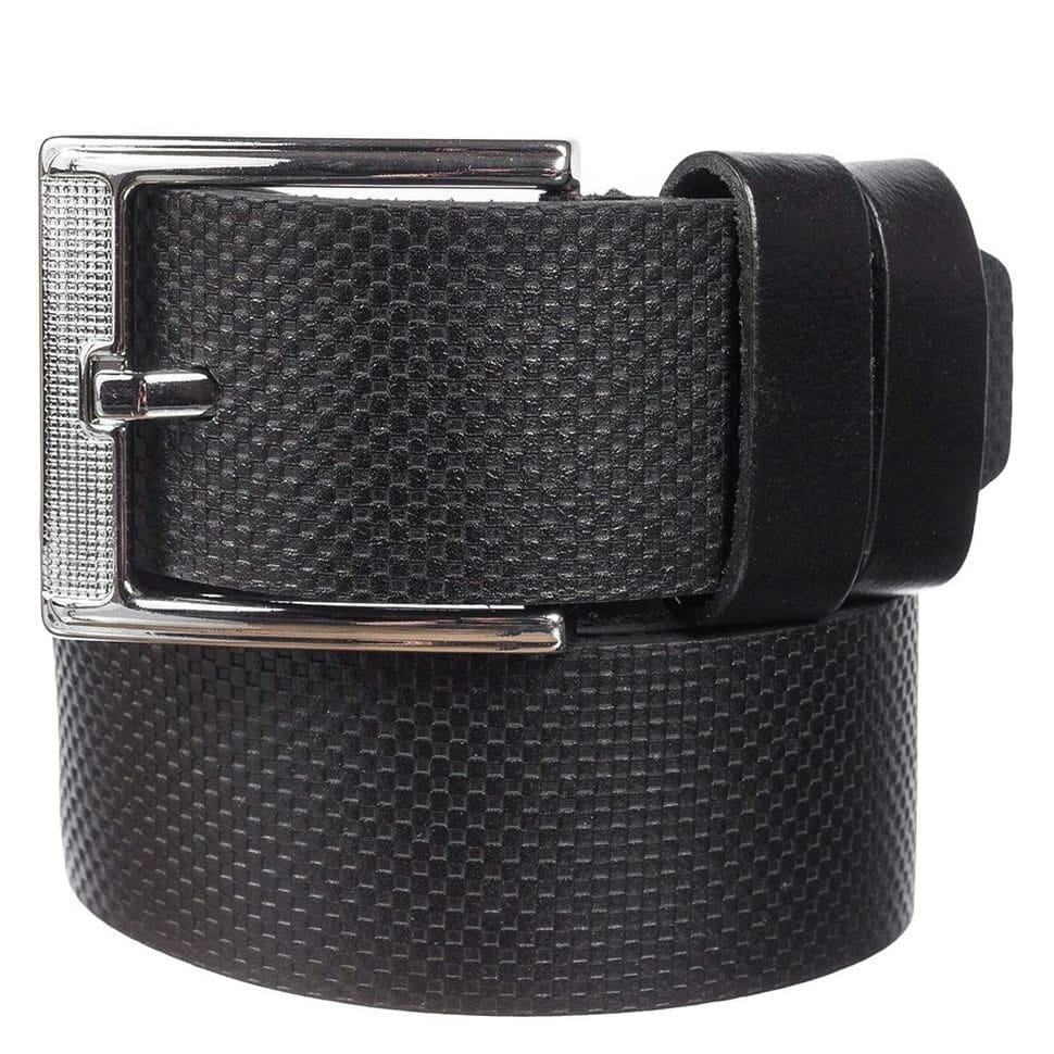 Ремінь шкіряний YSK джинсовий 5 см 2097-1 чорний