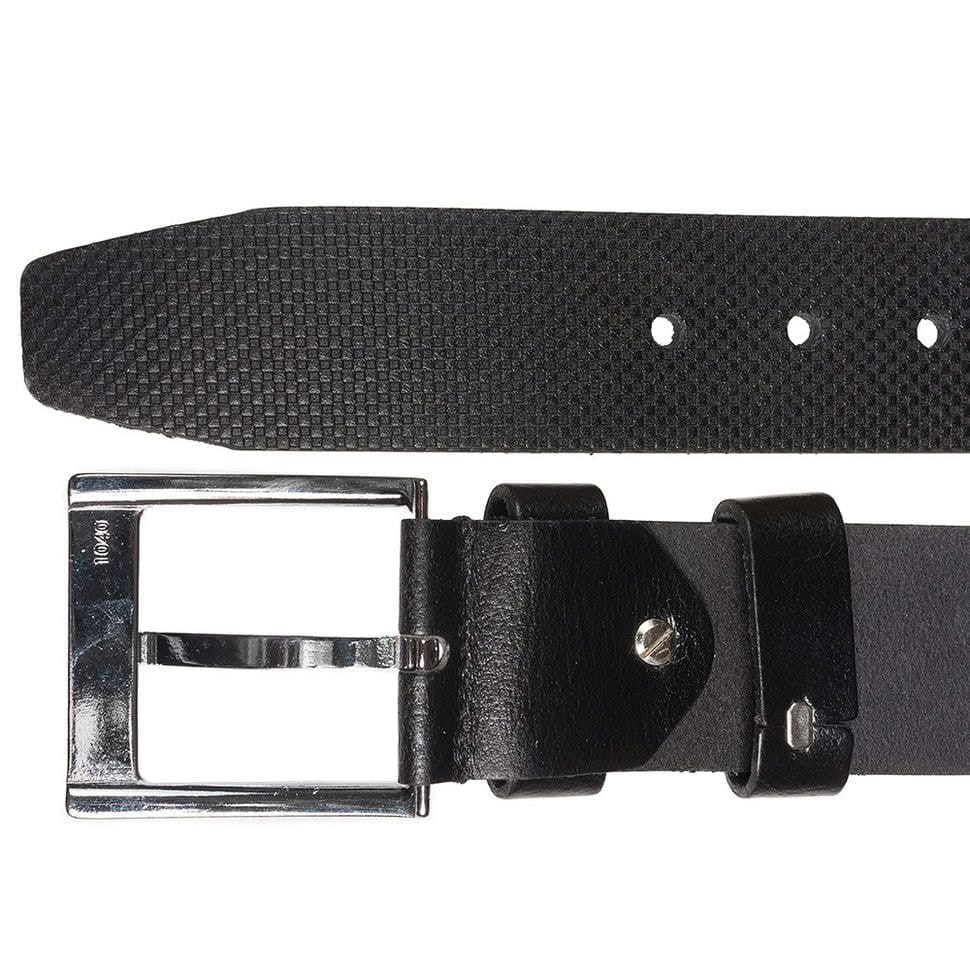 Ремінь шкіряний YSK джинсовий 5 см 2097-1 чорний