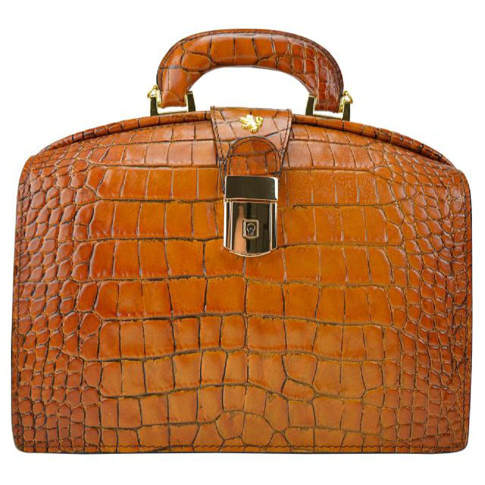 Pratesi KCO120/29T - Miss Brunelleschi King Woman Bag in cow leather Miss BrunelleschiK120/29T Cognack