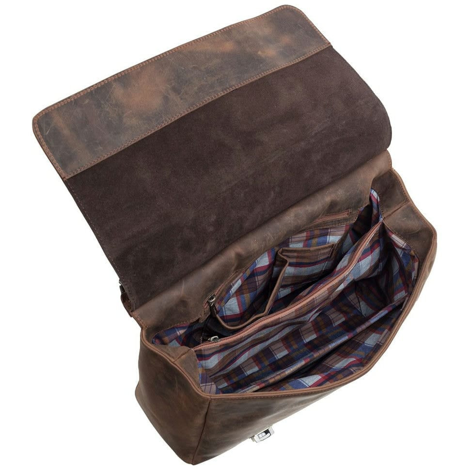 Портфель шкіра Tony Bellucci 5084-07 рудий нубук