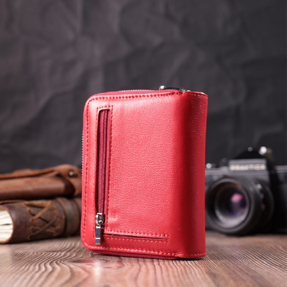 Кошелек для женщин яркого цвета из натуральной кожи ST Leather 22552 Красный