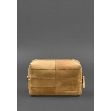 Leather cosmetic bag 3.1 Yellow Crazy Horse