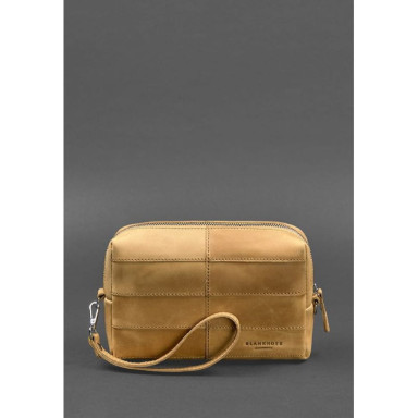 Leather cosmetic bag 3.1 Yellow Crazy Horse