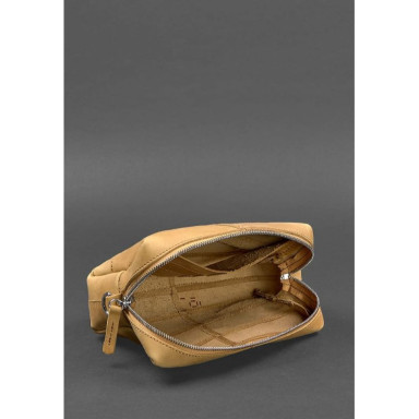 Leather cosmetic bag 3.1 Yellow Crazy Horse