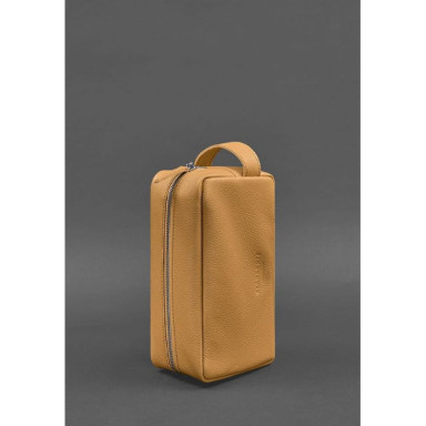 Leather cosmetic bag 6.0 yellow floatar