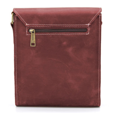 Leather tablet shoulder bag RW-3027-4lx brand TARWA Marsala