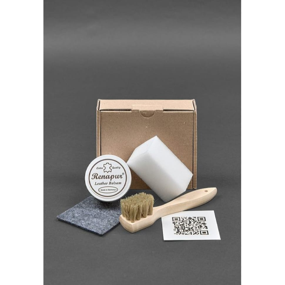 Набор для ухода за кожаными изделиями в коробке