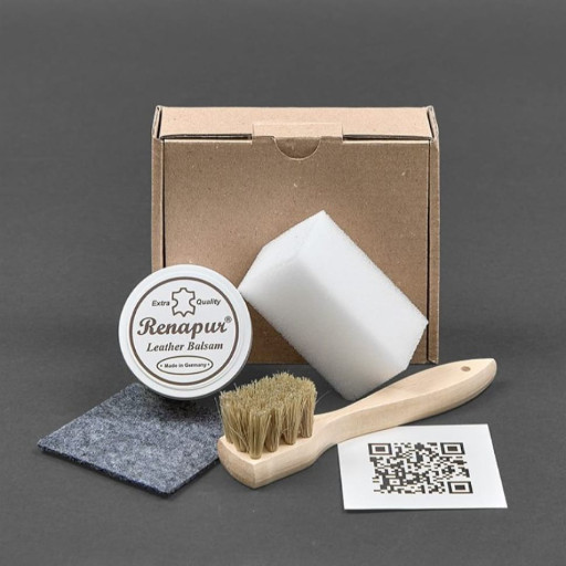 Набір для догляду за шкіряними виробами у коробці