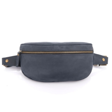 Newery Blue Leather Waist Bag N40298KB