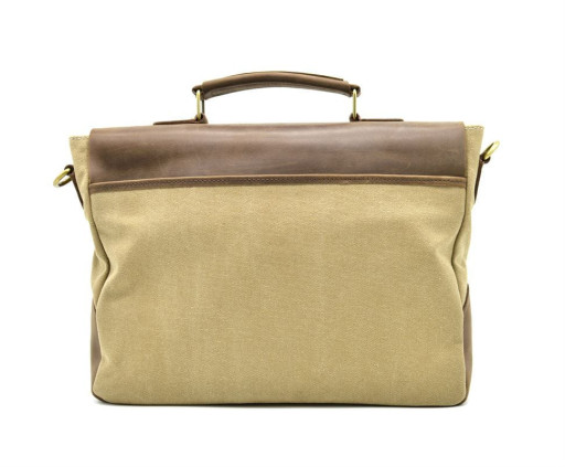 Чоловіча сумка з парусини (canvas) з шкіряними вставками RCs-3960-4lx бренду TARWA