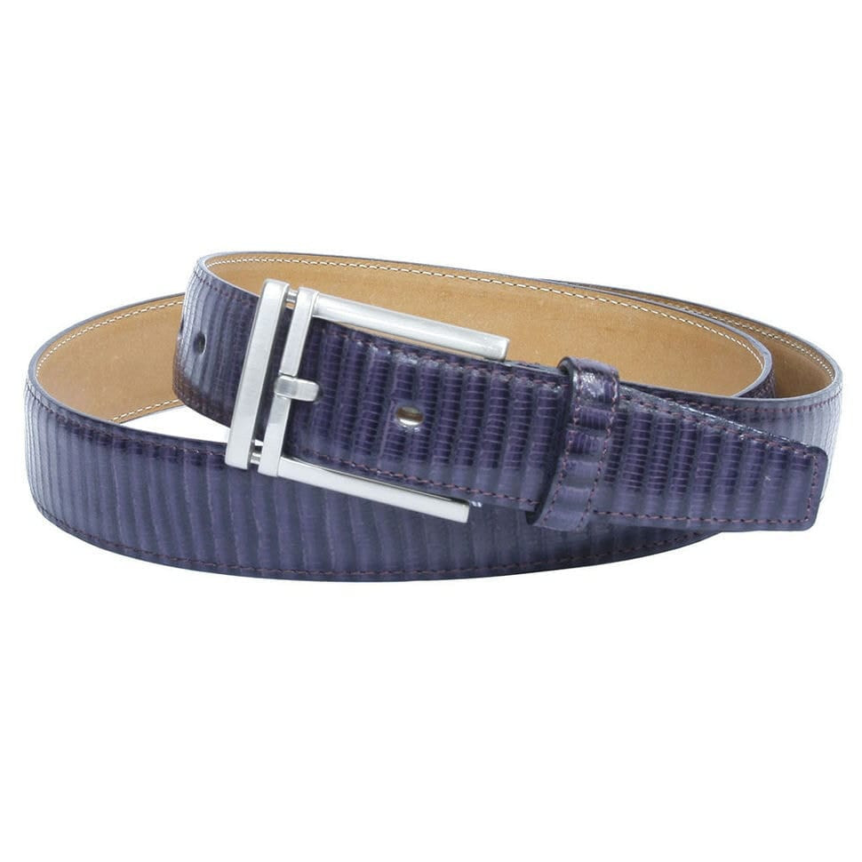 Ремінь шкіряний 807 viola фіолетовий TONY PEROTTI