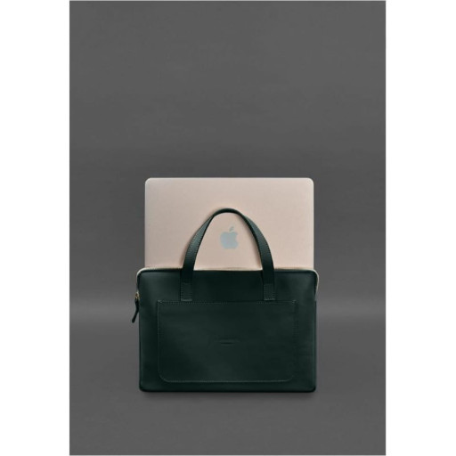 Шкіряний чохол з ручками для ноутбука 13 дюйм