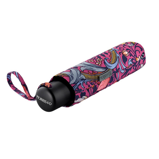 Жіноча парасолька Fulton L907-041819 Morris & Co. Minilite-2 UV Golden Lily Pink