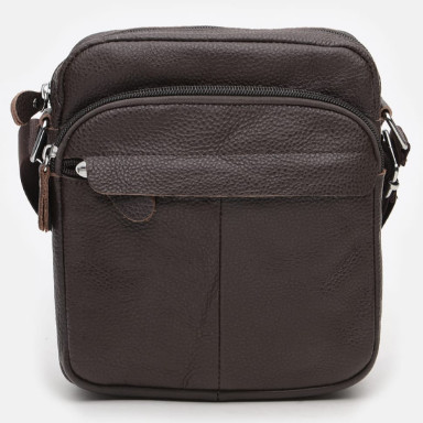 Men's leather bag Borsa Leather K10082-brown