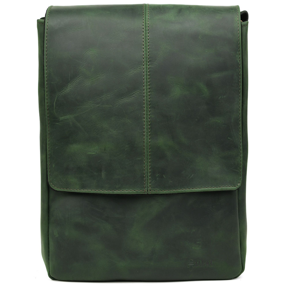 Чоловіча шкіряна сумка А4 через плече RE-1501-3md TARWA crazy horse