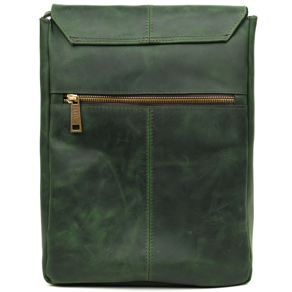 Чоловіча шкіряна сумка А4 через плече RE-1501-3md TARWA crazy horse