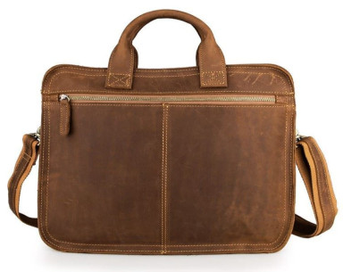 Multifunctional men's leather briefcase JD6020B John McDee