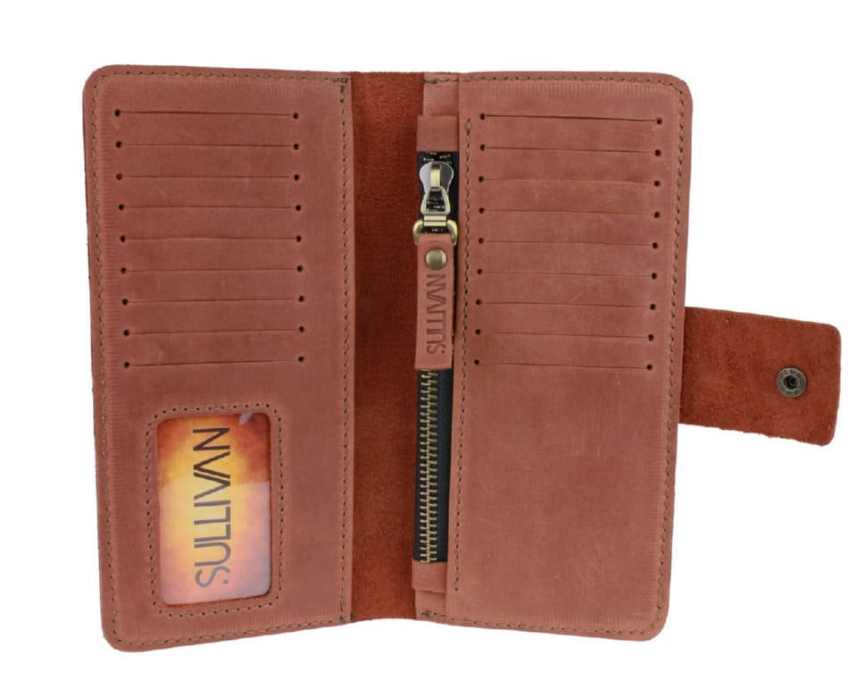Кошелек женский кожаный SULLIVAN  80232(9) светло-коричневый