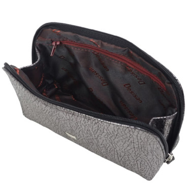 Косметичка шкіра Desisan 1-689 срібло