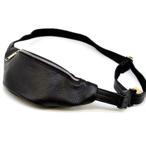 Напоясний сумка, зменшений варіант, чорна зі шкіри флотар, FA-3034-4lx TARWA