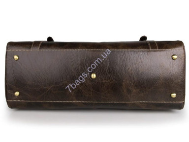 Retro Vintage Leather Travel Bag John McDee JD7281C