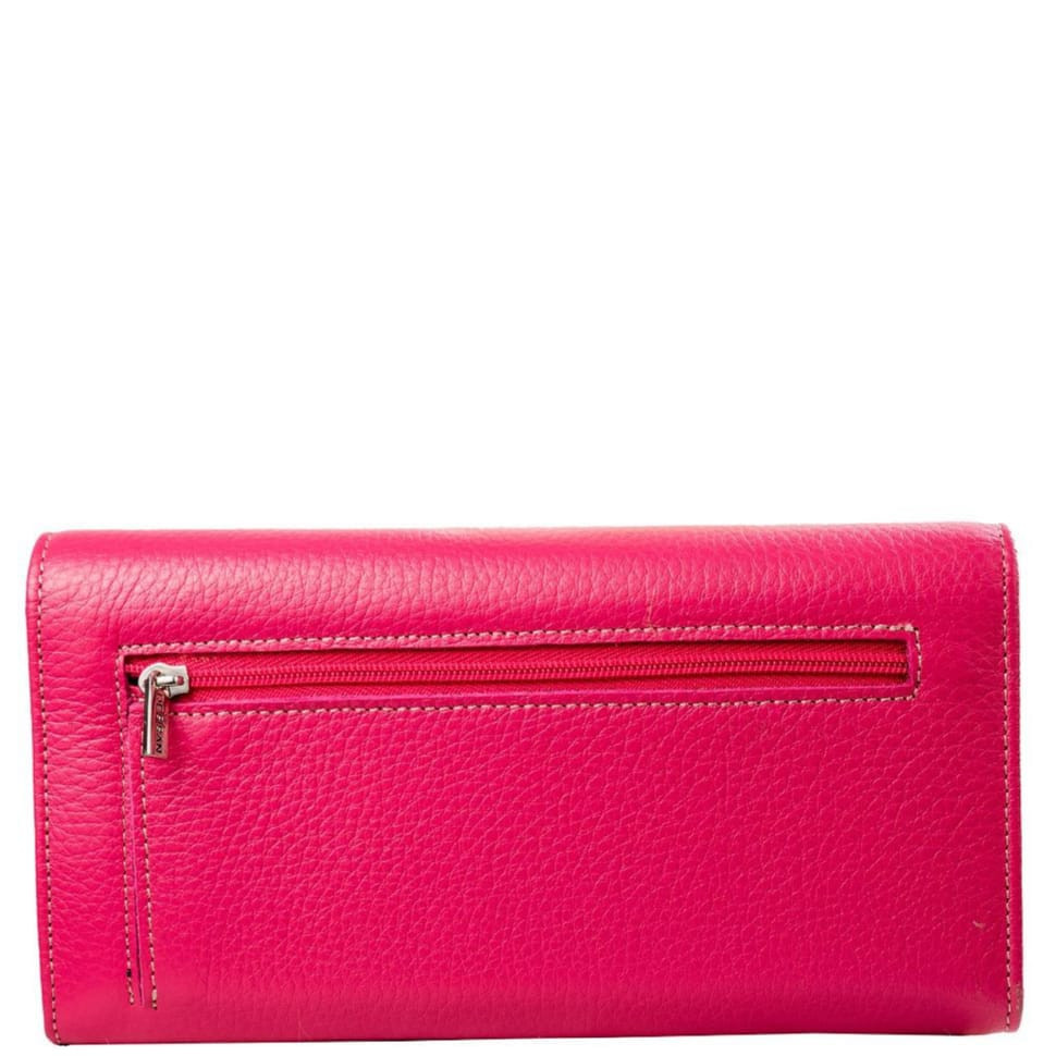 Кошелек женский кожаный Desisan 900-369 розовый флотар