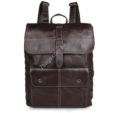 Men's backpack from genuine calfskin John McDee 7335C