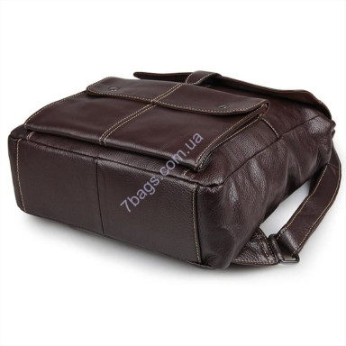 Men's backpack from genuine calfskin John McDee 7335C