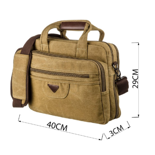 Сумка текстильна для ноутбука на два відділення Vintage 20181