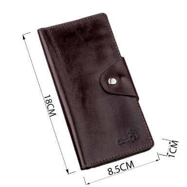 Місткий клатч на два відділення жіночий ST Leather 19248 Синій