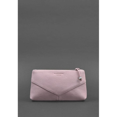 Women's leather cosmetic bag pink