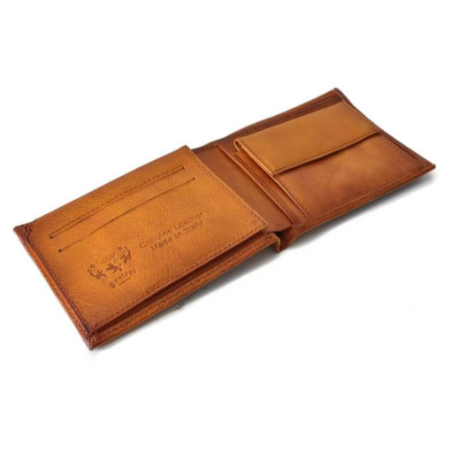 Pratesi BCO403 - Giardino di Archimede Wallet Bruce Cognac