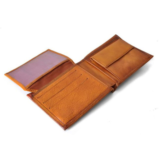Pratesi BCO403 - Giardino di Archimede Wallet Bruce Cognac