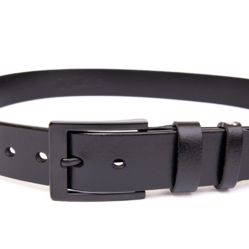 Ремінь класика чоловічий Vintage 20382 Чорний