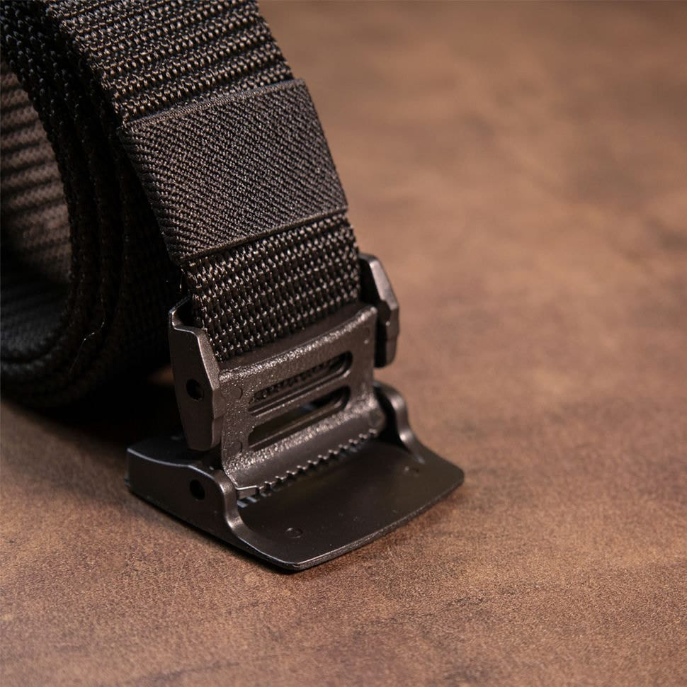 Текстильний ремінь Vintage 20540 Чорний