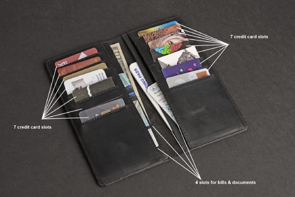 Гаманець SHVIGEL з вінтажній шкіри 13794 Чорний