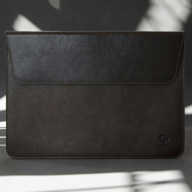 Leather case for MacBook 13', chocolate