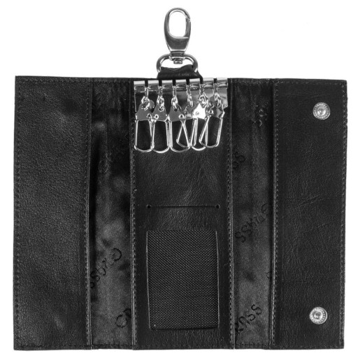 Ключниця шкіряна GRASS 515-13 чорний дрібний флотар