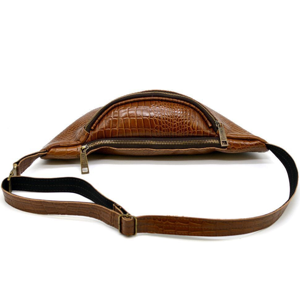 Руда напоясний сумка з тисненням 