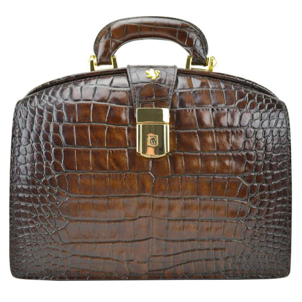 Pratesi KMA120/29T - Miss Brunelleschi King Woman Bag in cow leather Miss BrunelleschiK120/29T Brown